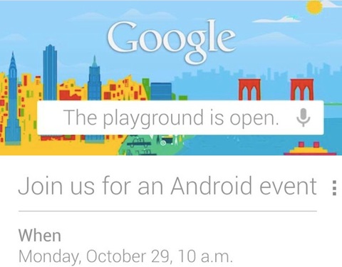 Conférence Android 29 octobre