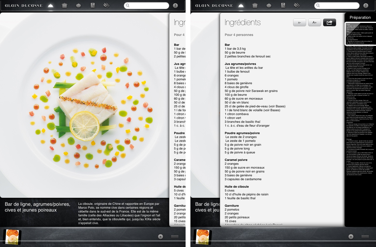 Alain Ducasse adapte son Grand Livre de Cuisine à l'iPad | iGeneration