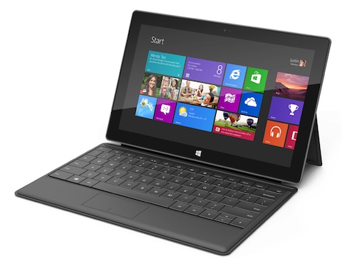 La Type Cover de la Microsoft Surface.