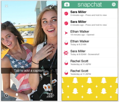 comment prendre des captures d'ecran sur snapchat
